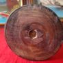 High Quality Shiny Solid Brass Eagle On A Wooden Round Black Plinth Base Image 10