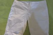 "Bershka" white knee length shorts,
