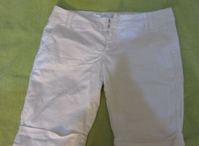"Bershka" white knee length shorts,