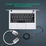 Headphone Mic Splitter 2 Way Braided 3.5mm Jack Audio Adapter 24K Gold-Plated TRRS Female to Dual TRS Microphone Aux Cable Compatible with PC Gaming Headset Earphone Speaker Laptop Xbox PS5 PS4 Image 7