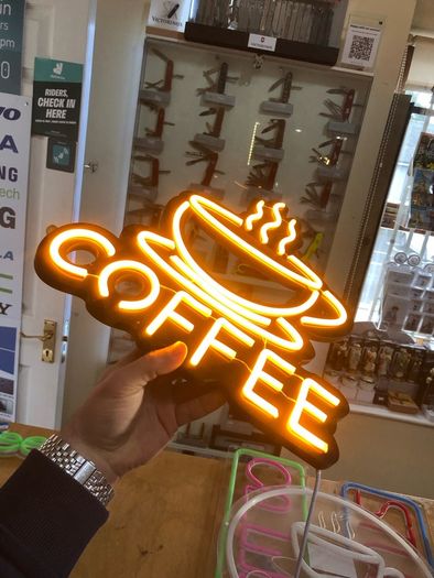 Large COFFEE NEON sign for Coffeeshops and Bars