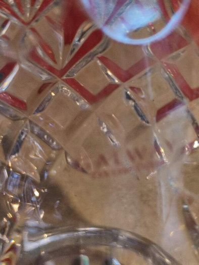 Galway Crystal Glass Large Vase.