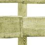 2 pcs 2-Rail Garden Fences Impregnated Pinewood 510x60 cm Image 3