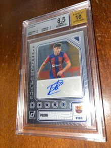 Pedri Autograph Card Barcelona Graded