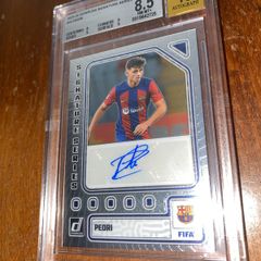 Pedri Autograph Card Barcelona Graded