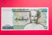 Burma  90 Kyats. 1987  . ( uncirculated )