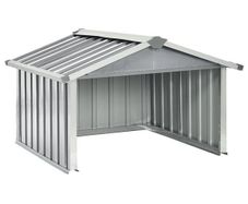 Garden Robot Lawnmower Shed 92x97x63 cm Galvanised Steel Grey