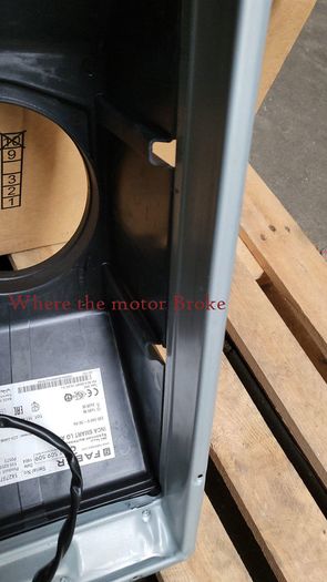 Damaged Faber INKA SMART C 520mm Canopy hood