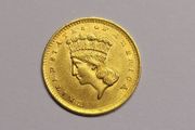 USA 1 dollar 1856 - gold coin