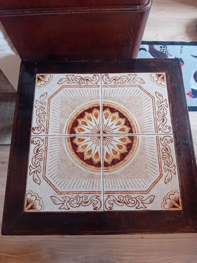 Mid century tiled coffee table