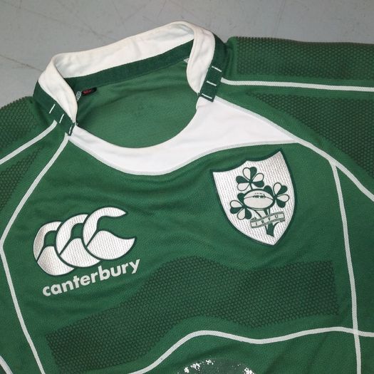2007 Ireland Test Rugby Jersey Shirt IRFU Eire Irish Canterbury Green  Six Nations Grand Slam 2009 St Patricks Padddys Day