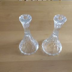 glass candle holders