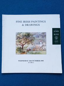 John Ross & Co "Fine Irish paintings and drawings"   auction catalog with prices  11th October 1995
