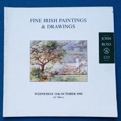 John Ross & Co "Fine Irish paintings and drawings"   auction catalog with prices  11th October 1995