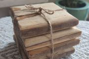 Wooden handmade coasters