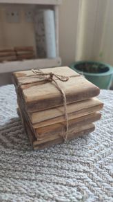 Wooden handmade coasters