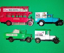 4 (Matchbox Van & Bus & Corgi Van & Truck)