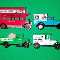 4 (Matchbox Van & Bus & Corgi Van & Truck)
