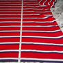 Lee Mens Regular Fit Short Sleeve T-Shirt Size XL Striped Red/White/Navy Image 8