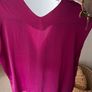 Satin sleeveless blouse Image 4