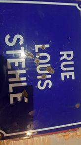 1960s original enamel French sign
