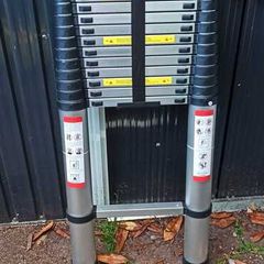 Telescopic extension ladder