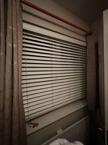 wooden blinds