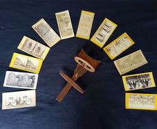 Victorian Era Stereoscope Viewer and Cards