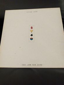 Elton John Too low for zero lp Irish press