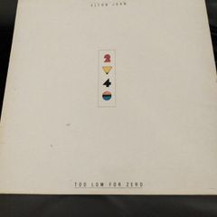 Elton John Too low for zero lp Irish press