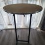 Tall cocktail/ Bar  table and black cover Image 2