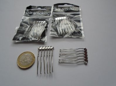 Metal Hair combs.Jewellery making supplies,Craft supplies.,hair accessories