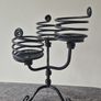 Candle Holder, Wrought Iron Image 2