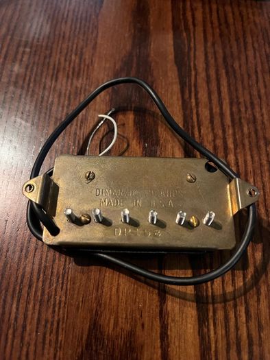 DiMarzio DP158 Evolution Neck F Spaced Humbucker Pickup, Black made in USA electric guitar parts accessories