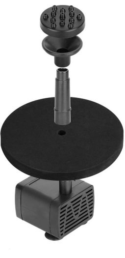 6.5W Solar Fountain, Built-in 1500 mAh Battery, Upgraded Solar Pond Pump, Water Pump, Solar Floating Fountain Pump with 6 Fountain Styles for Garden, Bird Bath, Pond and Fish Container (FREE POSTAGE)