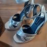 Brand New River Island Silver Platform Sandals Size UK 36 Image 4