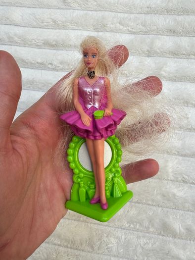 McDonald's Happy Meal Toy Barbie 1995 Pink Dress Used Please see photos