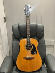 12 String Epiphone Electric-Acoustic Guitar