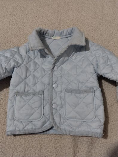 Benetton Baby Blue Quilted Jacket