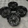 19" Motion R VS8 Alloy wheels Ford Transit Custom Van centre bore 74.5 6x120 Gloss Black Image 9