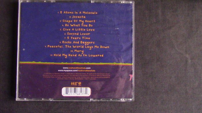 Noah & The Whale - Peaceful, The World Lays Me Down CD