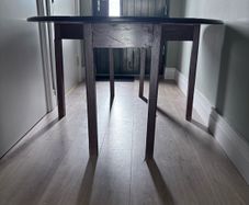 Antique folding hunting table
