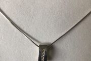 Sterling silver necklace and pendant