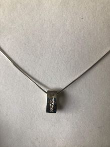 Sterling silver necklace and pendant