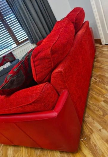 3 seater mirage couch Red