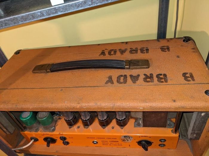 1974 Orange PA120 Vintage Guitar Bass Amp