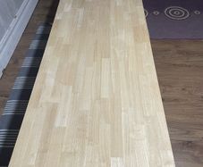 Oak solid countertop