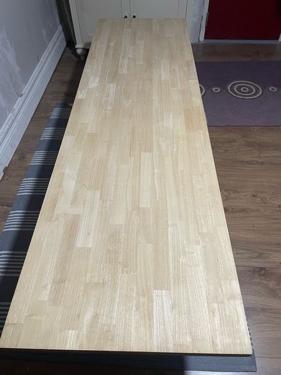 Oak solid countertop