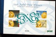 1994 Ireland Irish Nobel Prize Winner Commemorative Stamps Booklet Mint Never Hinged (MNH). Scanned images of panes included but item is complete booklet