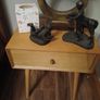 Bedside table Oak  New condition Image 3